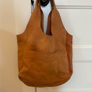 Buckskin Tan Hobo Bag